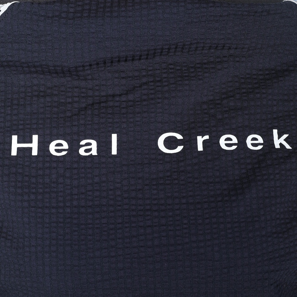 ヒールクリーク（HEAL CREEK）（レディース）モックネック レディース ゴルフ 半袖 デラウェプレミアムサッカージャージ 半袖シャツ 002-28540-098