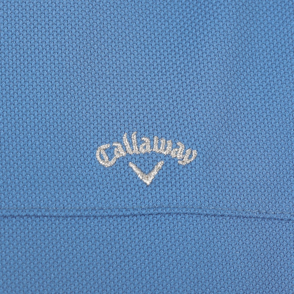 キャロウェイ（CALLAWAY）（レディース）ゴルフウェア モックネック ゴルフ 半袖 カノコ半袖シャツ C23134206-1110