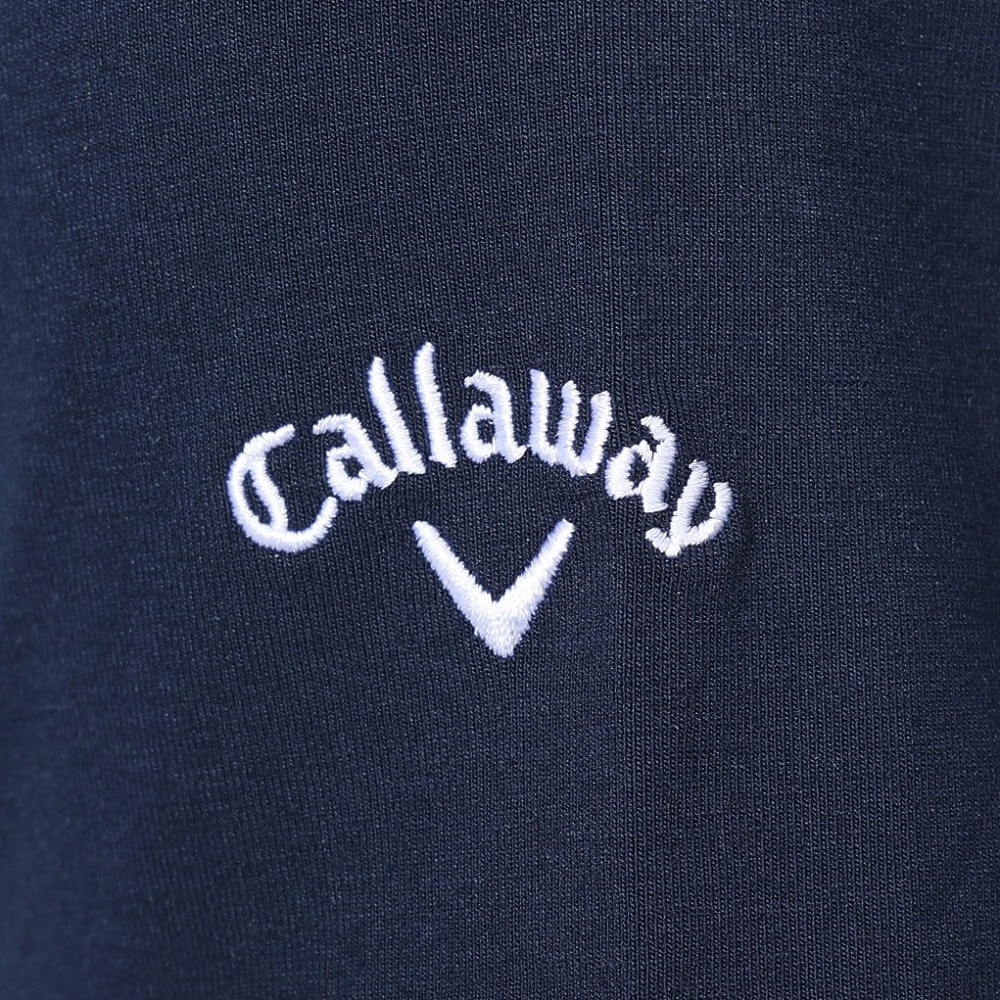 キャロウェイ（CALLAWAY）（レディース）ゴルフウェア ストレッチ 天竺 半袖 モックネックシャツ C23134212-1120