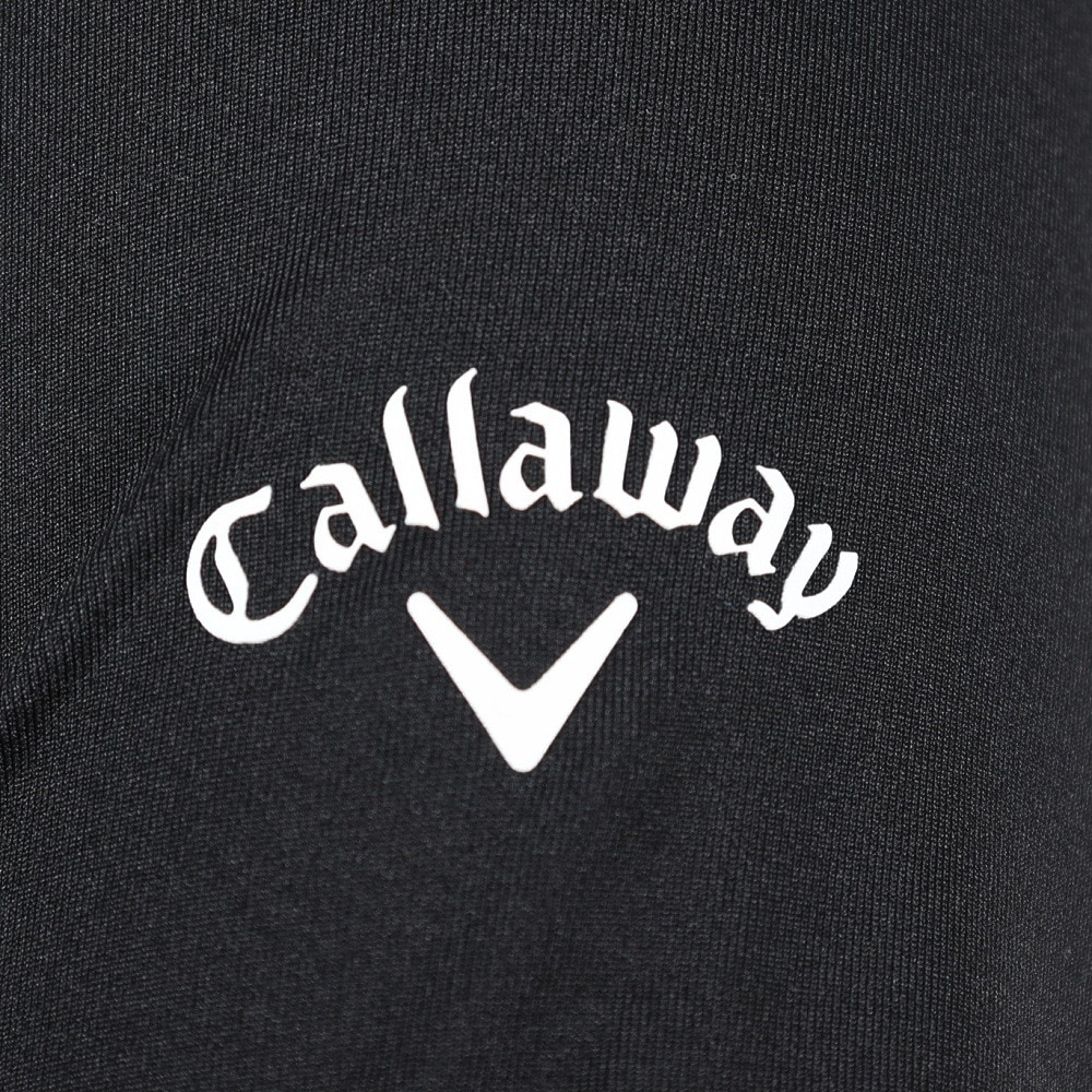 キャロウェイ（CALLAWAY）（レディース）ゴルフウェア ストレッチスムース 半袖モックネックシャツ C23134213-1010
