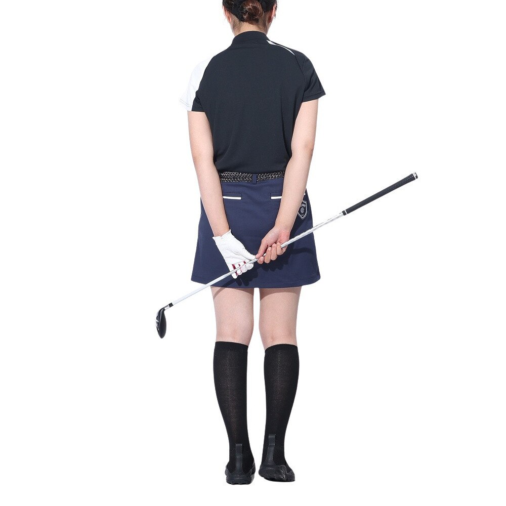 キャロウェイ（CALLAWAY）（レディース）ゴルフウェア クローズドメッシュ半袖モックネックシャツ C23134216-1010