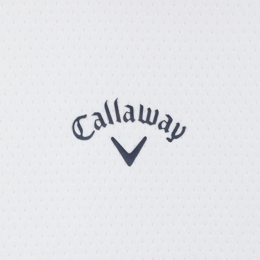 キャロウェイ（CALLAWAY）（レディース）ゴルフウェア クローズドメッシュ半袖モックネックシャツ C23134216-1030