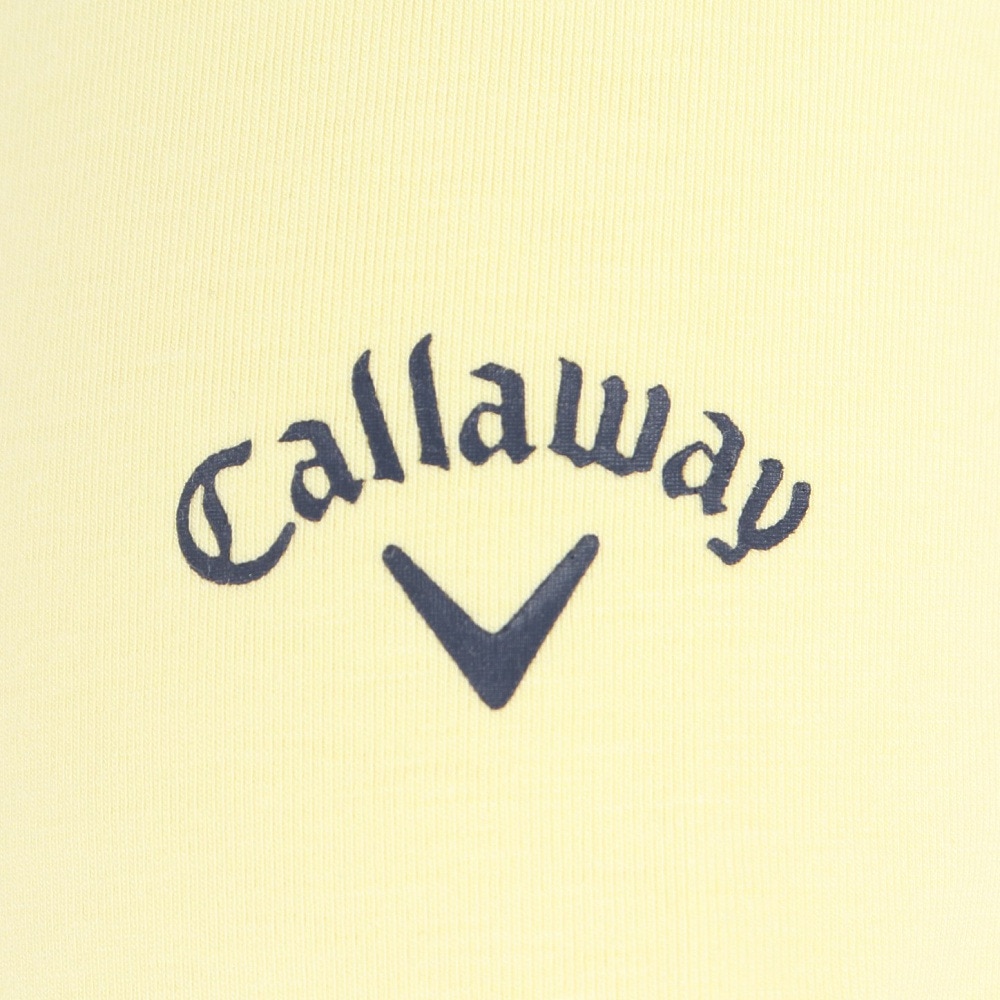 キャロウェイ（CALLAWAY）（レディース）ゴルフウェア 半袖 モックネックシャツ ストレッチ天竺 C23134242-1061