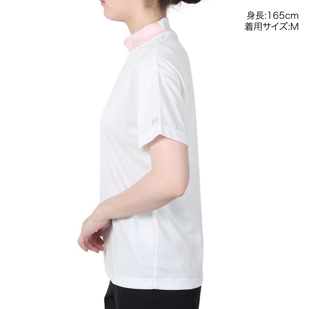 ニューエラ（NEW ERA）（レディース）ゴルフウェア 吸汗 速乾 ミッドネック 半袖Tシャツ 13526859