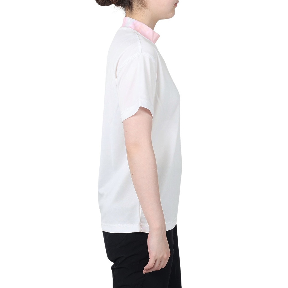 ニューエラ（NEW ERA）（レディース）ゴルフウェア 吸汗 速乾 ミッドネック 半袖Tシャツ 13526859