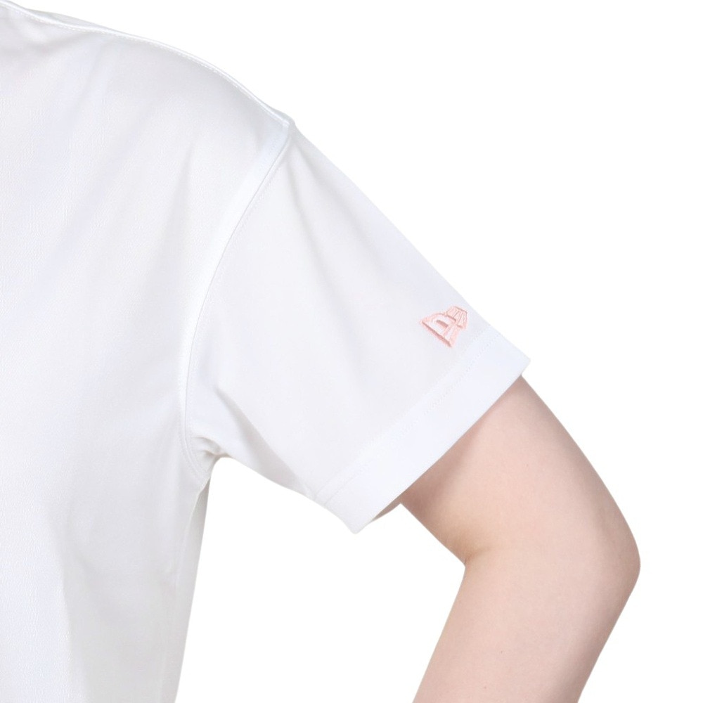 ニューエラ（NEW ERA）（レディース）ゴルフウェア 吸汗 速乾 ミッドネック 半袖Tシャツ 13526859