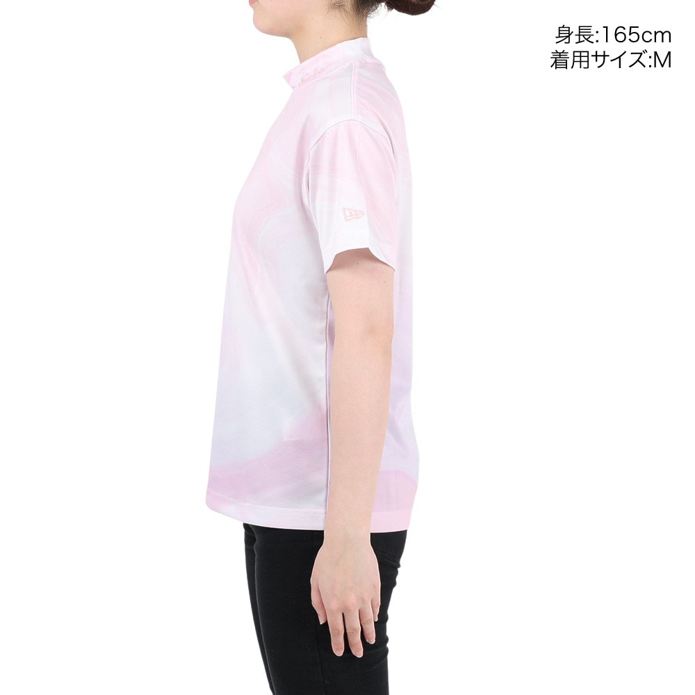 ニューエラ（NEW ERA）（レディース）ゴルフウェア 吸汗 速乾 ミッドネック 半袖Tシャツ 13526860