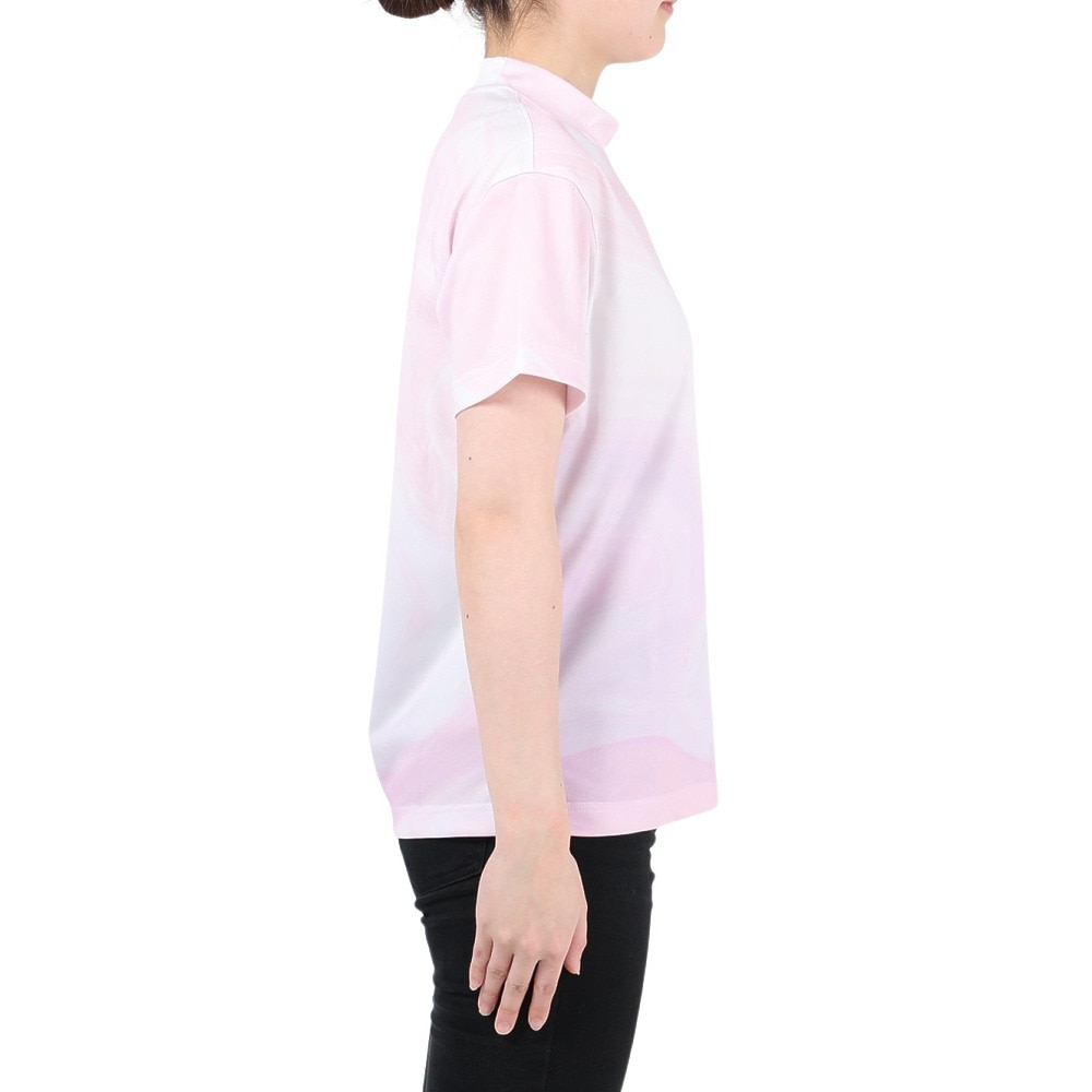 ニューエラ（NEW ERA）（レディース）ゴルフウェア 吸汗 速乾 ミッドネック 半袖Tシャツ 13526860