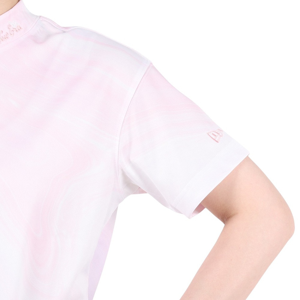 ニューエラ（NEW ERA）（レディース）ゴルフウェア 吸汗 速乾 ミッドネック 半袖Tシャツ 13526860