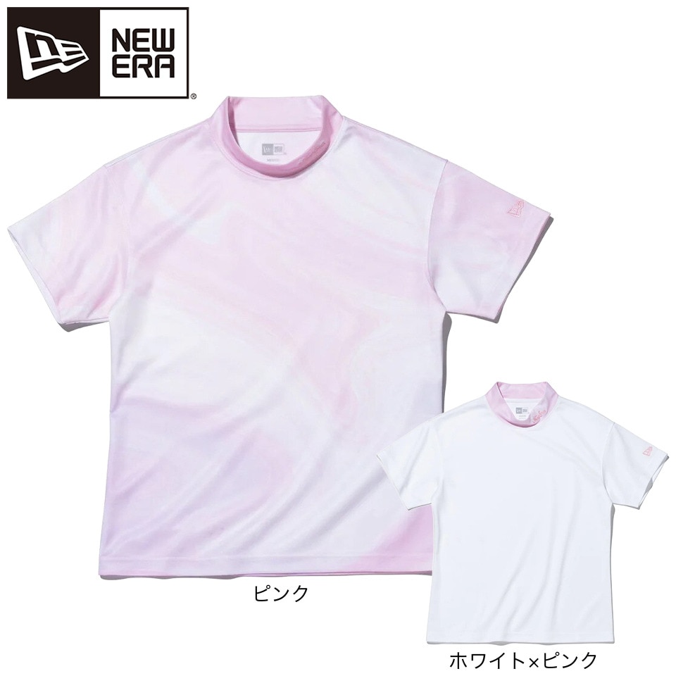 ニューエラ（NEW ERA）（レディース）ゴルフウェア 吸汗 速乾 ミッドネック 半袖Tシャツ 13526860