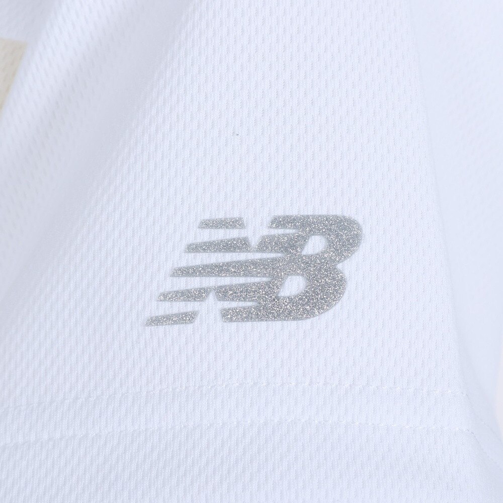 ニューバランス（new balance）（レディース）ゴルフウェア バイカラー メッシュダブルフェイス モックネック 半袖プルオーバー 012-3166501-040