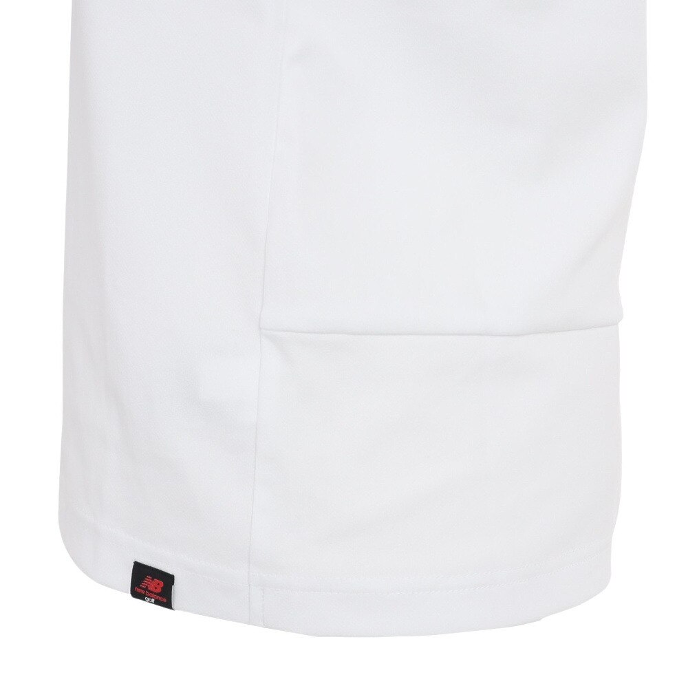 ニューバランス（new balance）（レディース）ゴルフウェア ストレッチ モックネック レディース 半袖 バックスリット プルオーバー 012-3166502-030