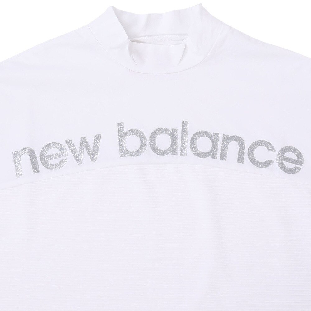 ニューバランス（new balance）（レディース）ゴルフウェア 半袖 モックネックプルオーバー 012-3166506-030