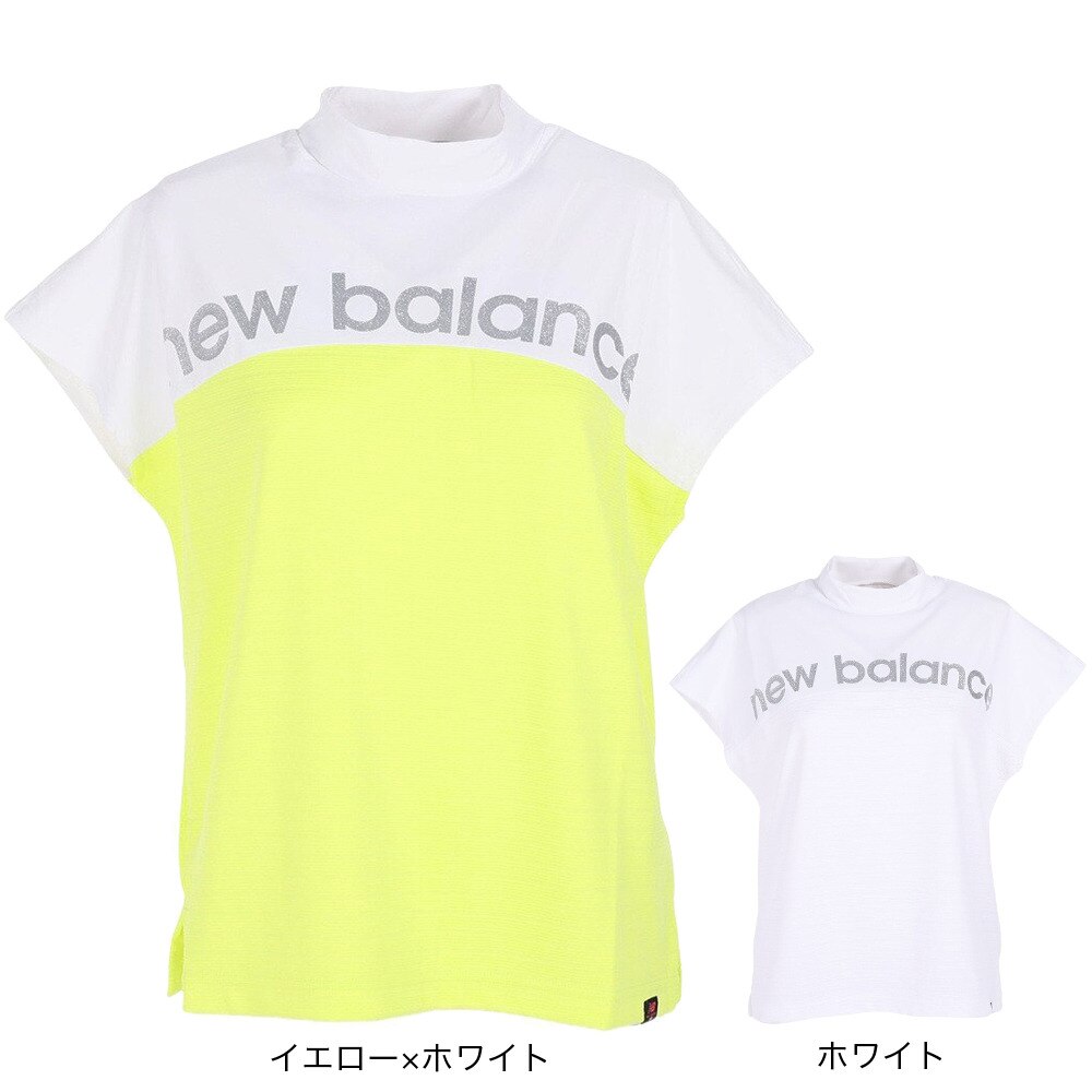 ニューバランス（new balance）（レディース）ゴルフウェア 半袖 モックネックプルオーバー 012-3166506-030
