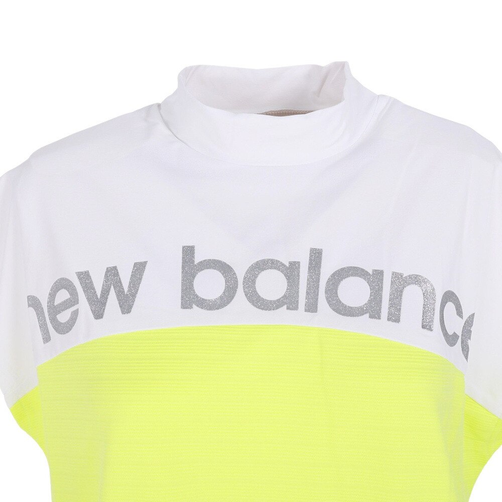 ニューバランス（new balance）（レディース）ゴルフウェア 半袖 モックネック プルオーバー 012-3166506-061