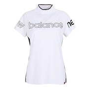 ニューバランス（new balance）（レディース）ゴルフウェア 半袖 ショートスリーブ モックネック プルオーバー 012-3166507-030