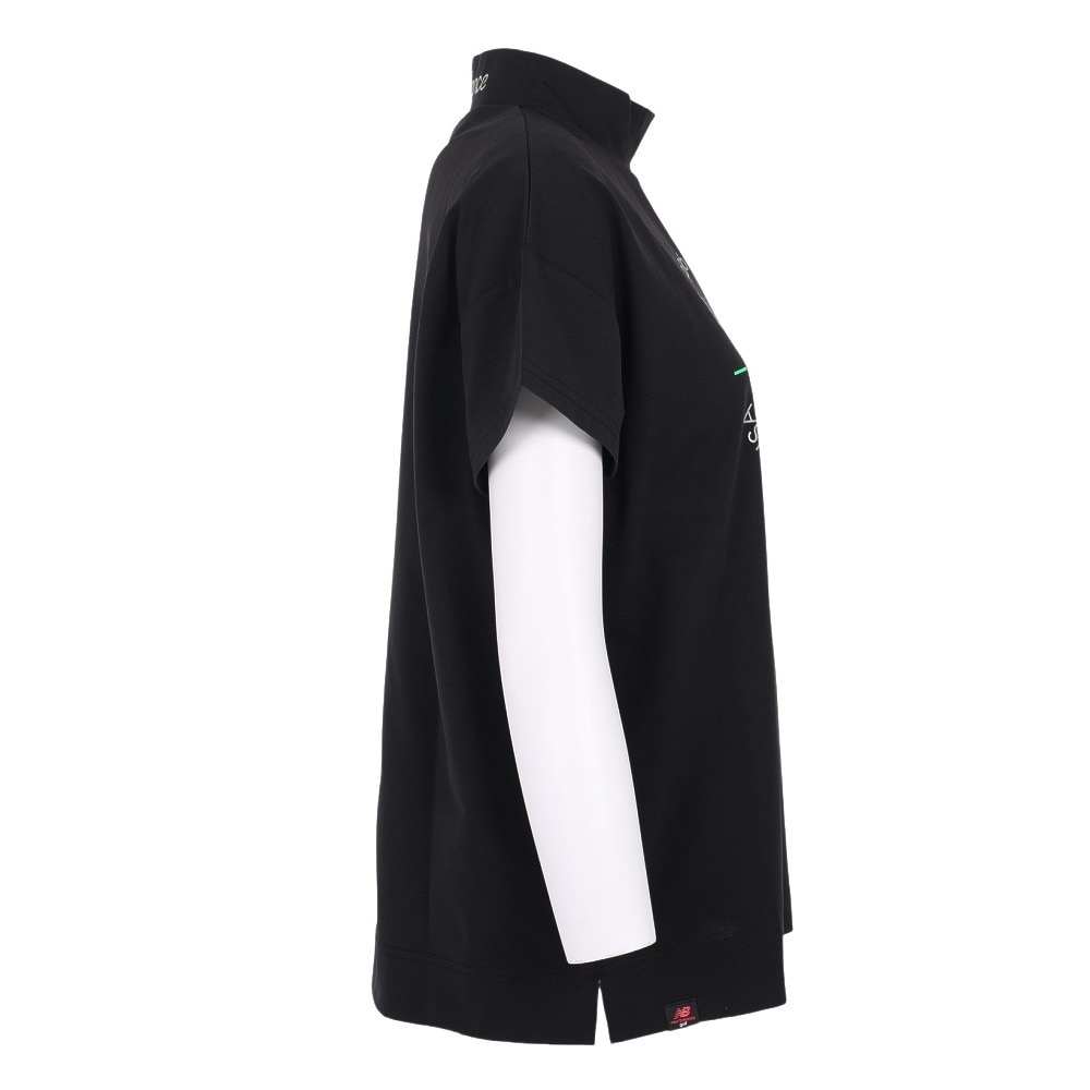 ニューバランス（new balance）（レディース）ゴルフウェア 吸湿 速乾 モックネック レディース ゴルフ 半袖 プルオーバー 012-3166511-010