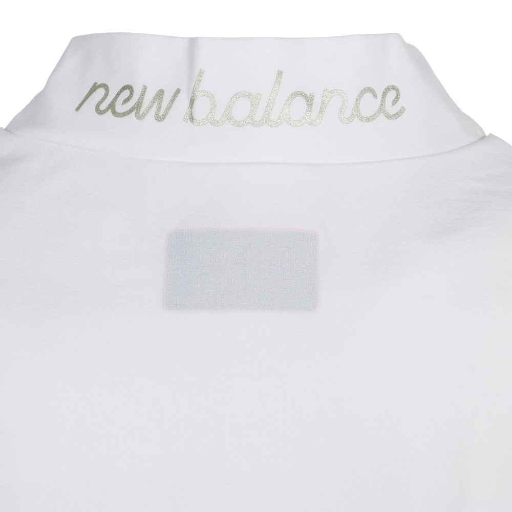 ニューバランス（new balance）（レディース）ゴルフウェア 吸湿 速乾 半袖 ショートスリーブ モックネック プルオーバー 012-3166511-030