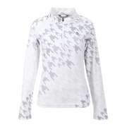 マンシングウエア（MUNSING WEAR）（レディース）ゴルフウェア レディース ゴルフ ハーフジップ グラデ長袖シャツ MGWVJB01CH WH00