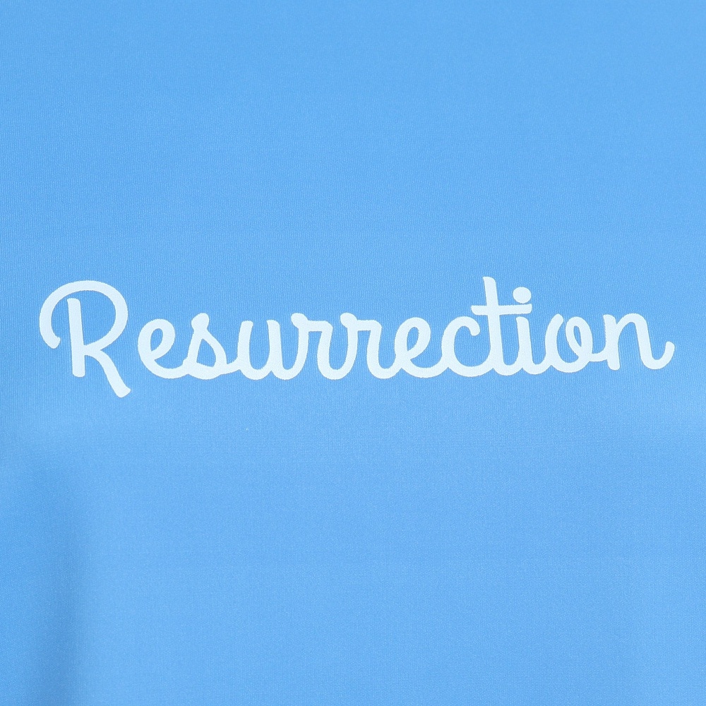 レザレクション（Resurrection）（レディース）ゴルフウェア 吸汗 速乾 接触冷感 半袖Tシャツ GMネック モックネック 23SSIN03-W BLU