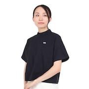 ROSASEN（レディース）ゴルフウェア 半袖 A-Line モックネックロゴTシャツ 048-29941-098