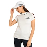 キャロウェイ（CALLAWAY）（レディース）ゴルフウェア 吸汗 速乾 ストレッチスムース半袖モックネックシャツ C23234201-1030