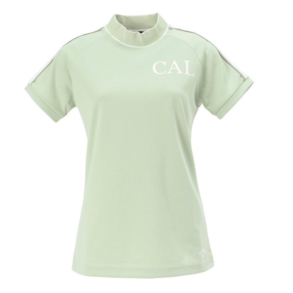 キャロウェイ（CALLAWAY）（レディース）ゴルフウェア 吸汗速乾 抗菌 半袖 モックネックシャツ C23234201-1130
