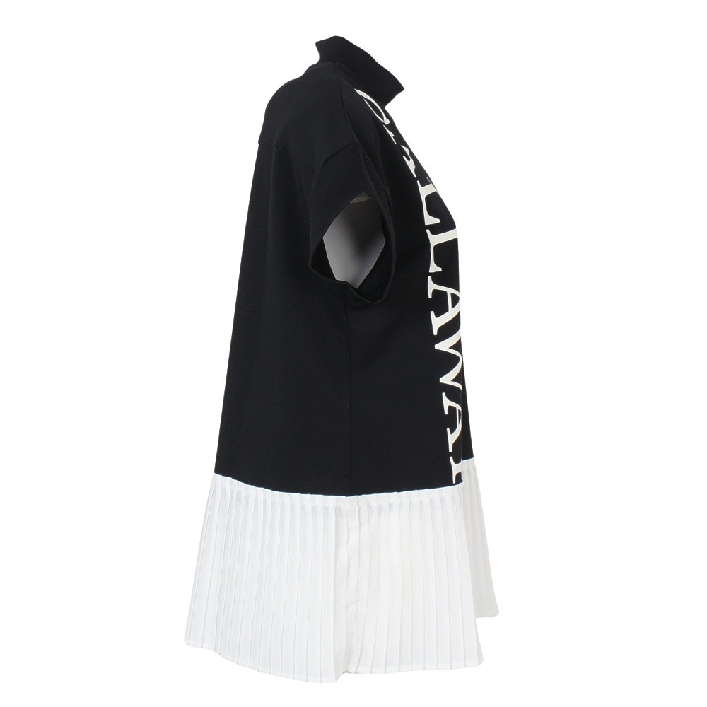 キャロウェイ（CALLAWAY）（レディース）ゴルフウェア 吸汗速乾 抗菌 半袖 モックネックシャツ C23234203-1010