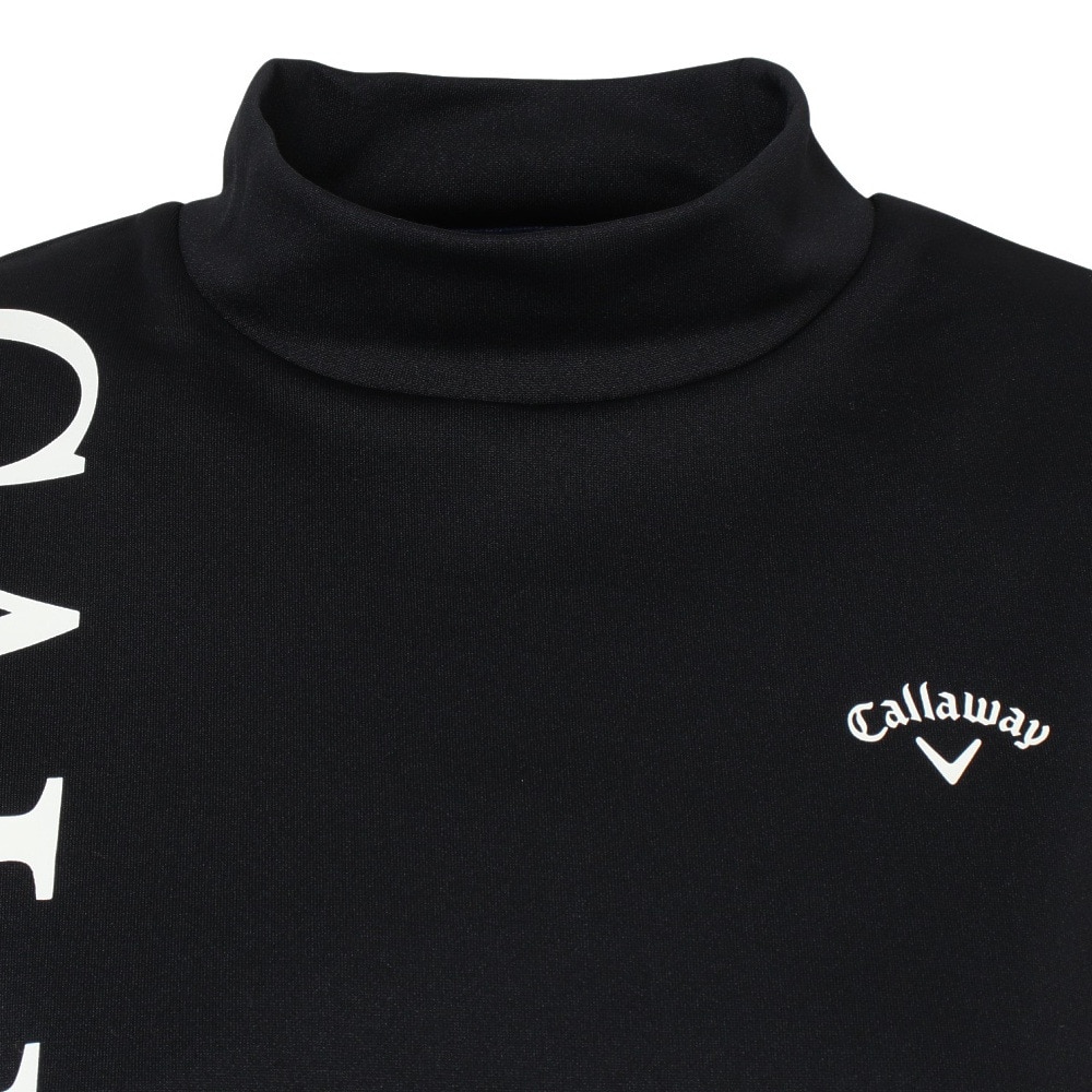 キャロウェイ（CALLAWAY）（レディース）ゴルフウェア 吸汗速乾 抗菌 半袖 モックネックシャツ C23234203-1010
