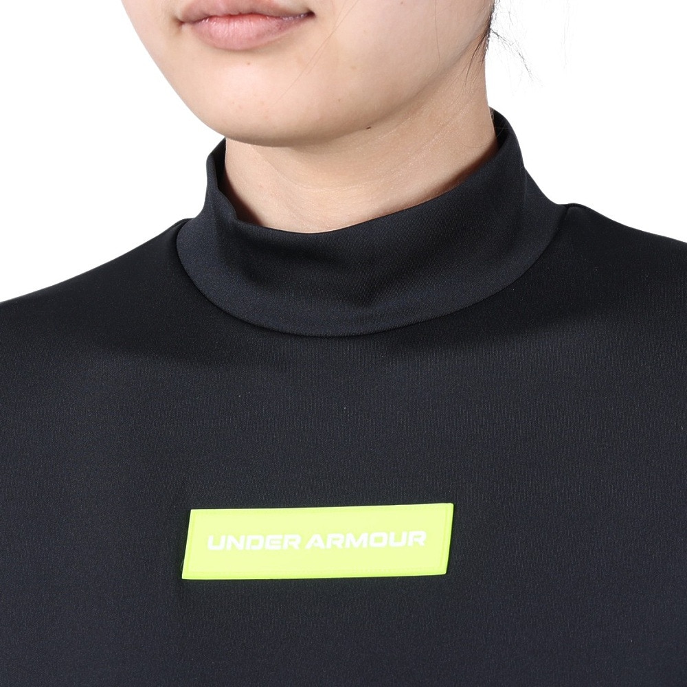 アンダーアーマー（UNDER ARMOUR）（レディース）ゴルフウェア AM Knit 半袖モックネックシャツ 384976 001