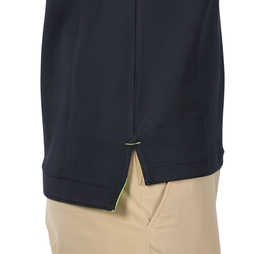 アンダーアーマー（UNDER ARMOUR）（レディース）ゴルフウェア AM Knit 半袖モックネックシャツ 384976 001