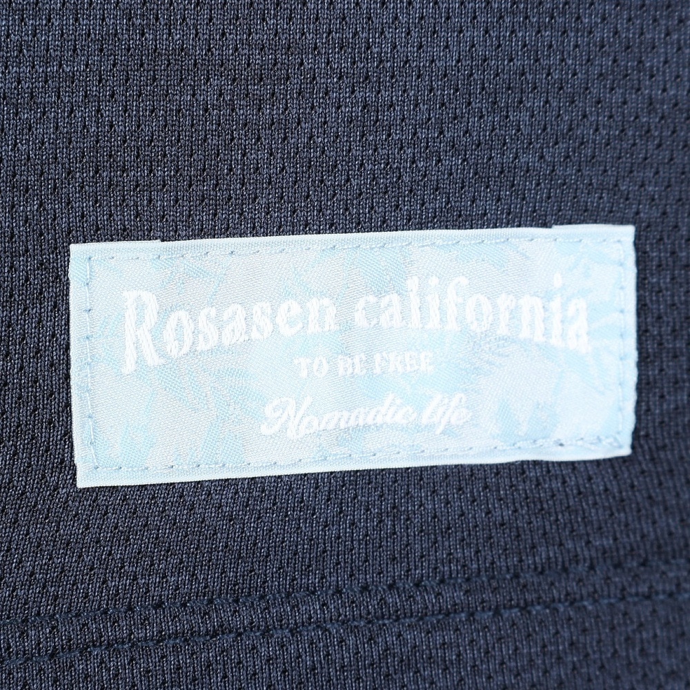 ROSASEN（レディース）ゴルフウェア 吸水速乾 冷感 クールコア 半袖モックネックシャツ 045-21446-098