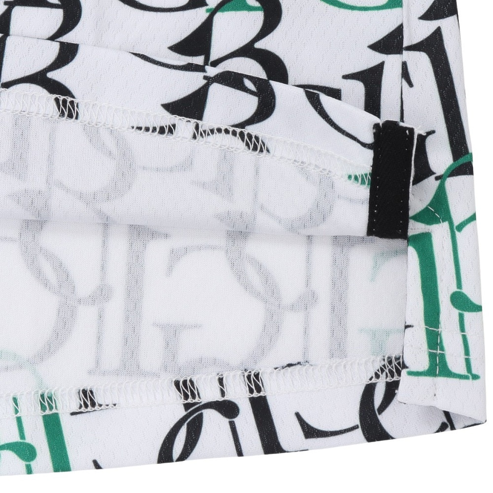 ウノ ピゥ ウノ ウグァーレ トレ（1PIU1UGUALE3）（レディース）モックネック レディース ゴルフ 半袖 113G GST181 WHT