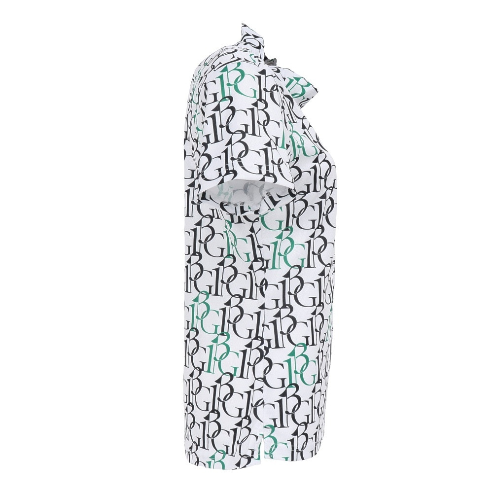 ウノ ピゥ ウノ ウグァーレ トレ（1PIU1UGUALE3）（レディース）モックネック レディース ゴルフ 半袖 113G GST181 WHT