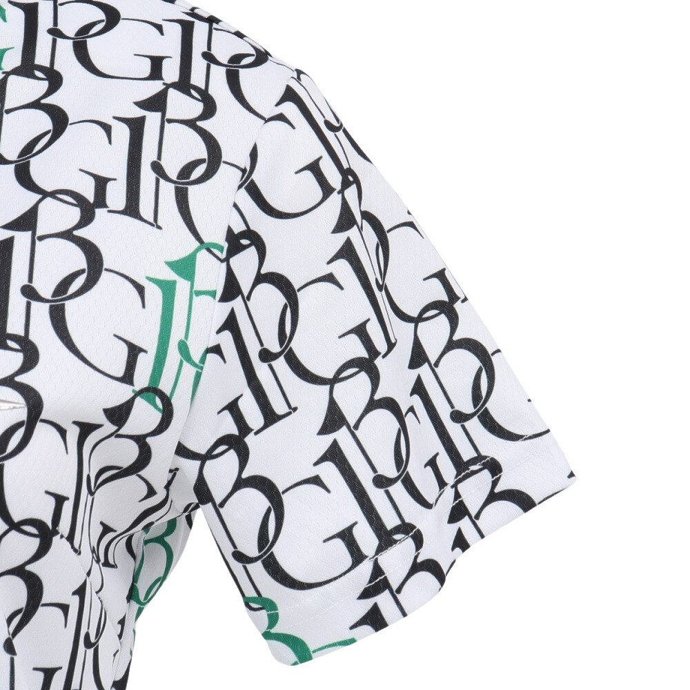 ウノ ピゥ ウノ ウグァーレ トレ（1PIU1UGUALE3）（レディース）モックネック レディース ゴルフ 半袖 113G GST181 WHT