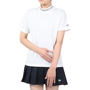 (レディース)ゴルフウェア 半袖モックネック 鹿の子 ミッドネックパフォーマンスTシャツ 14108977