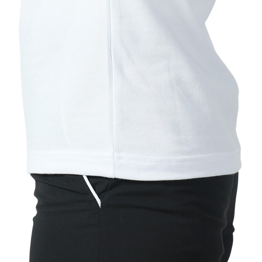 ニューエラ（NEW ERA）（レディース）ゴルフウェア 半袖モックネック 吸汗速乾 鹿の子 パフォーマンス Tシャツ Circle OOTTF 14108978