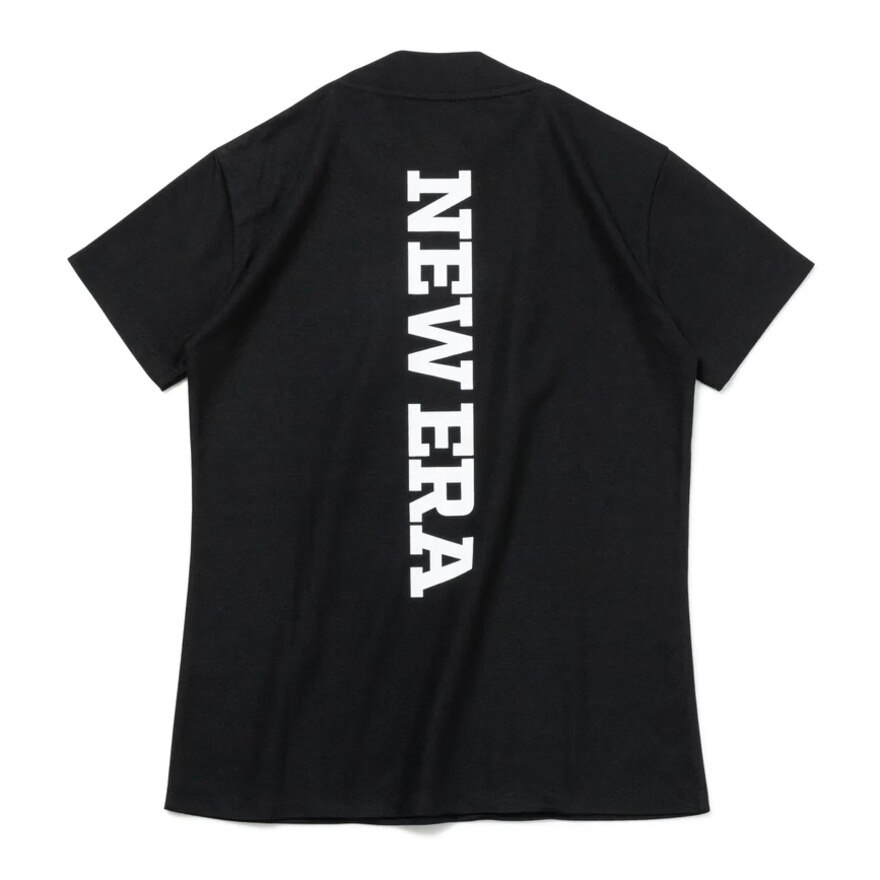 ニューエラ（NEW ERA）（レディース）モックネック レディース ゴルフ 半袖 鹿の子 パフォーマンス Tシャツ Vertical Logo 14108985