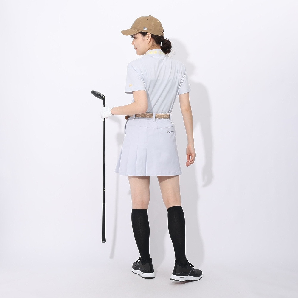 ニューエラ（NEW ERA）（レディース）ゴルフウェア 吸汗速乾 半袖モックネック ミッドネック Tシャツ 紺野ゆり 14311401