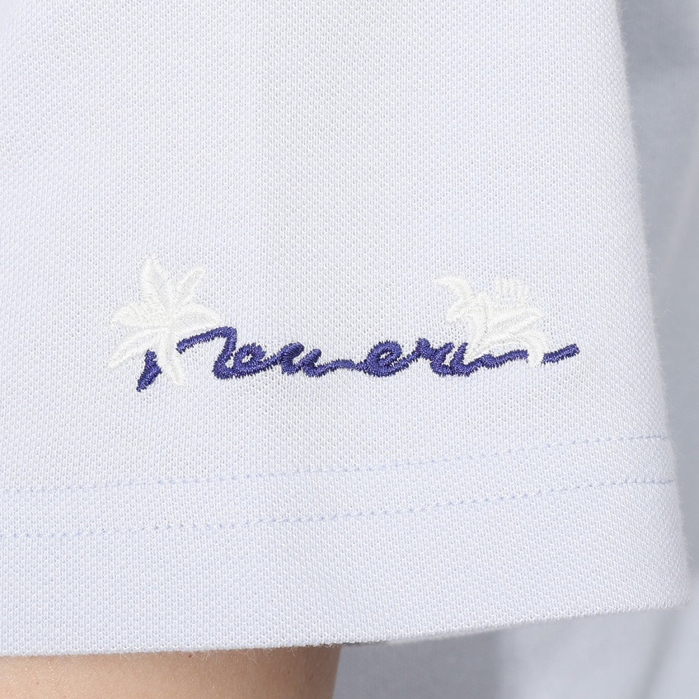 ニューエラ（NEW ERA）（レディース）ゴルフウェア 吸汗速乾 半袖モックネック ミッドネック Tシャツ 紺野ゆり 14311401