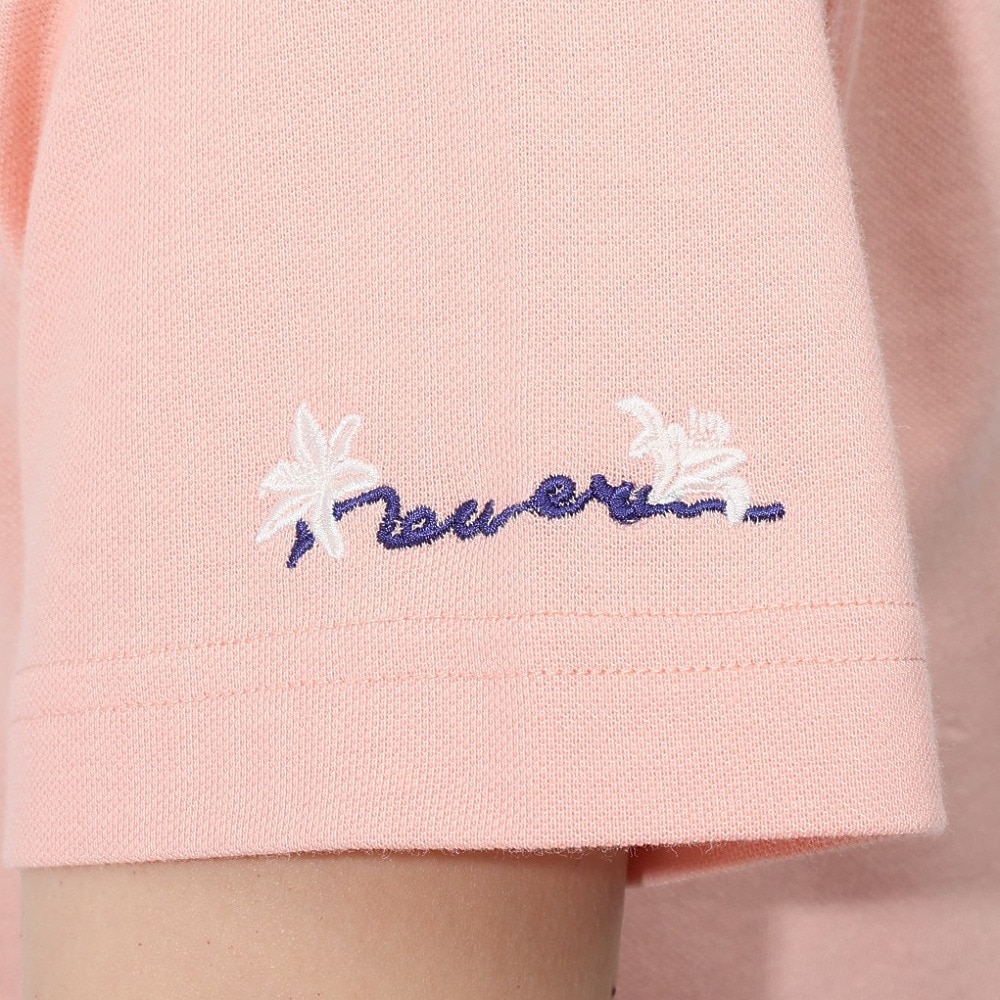 ニューエラ（NEW ERA）（レディース）ゴルフウェア 吸汗速乾 半袖モックネック ミッドネック Tシャツ 紺野ゆり 14311402