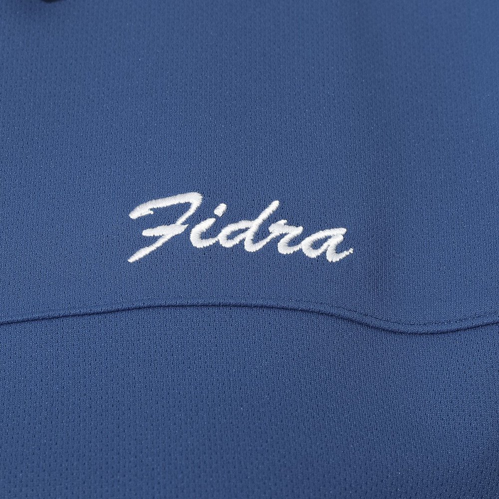 フィドラ（FIDRA）（レディース）ゴルフウェア 半袖 モックネックシャツ FD5RUG02 NVY