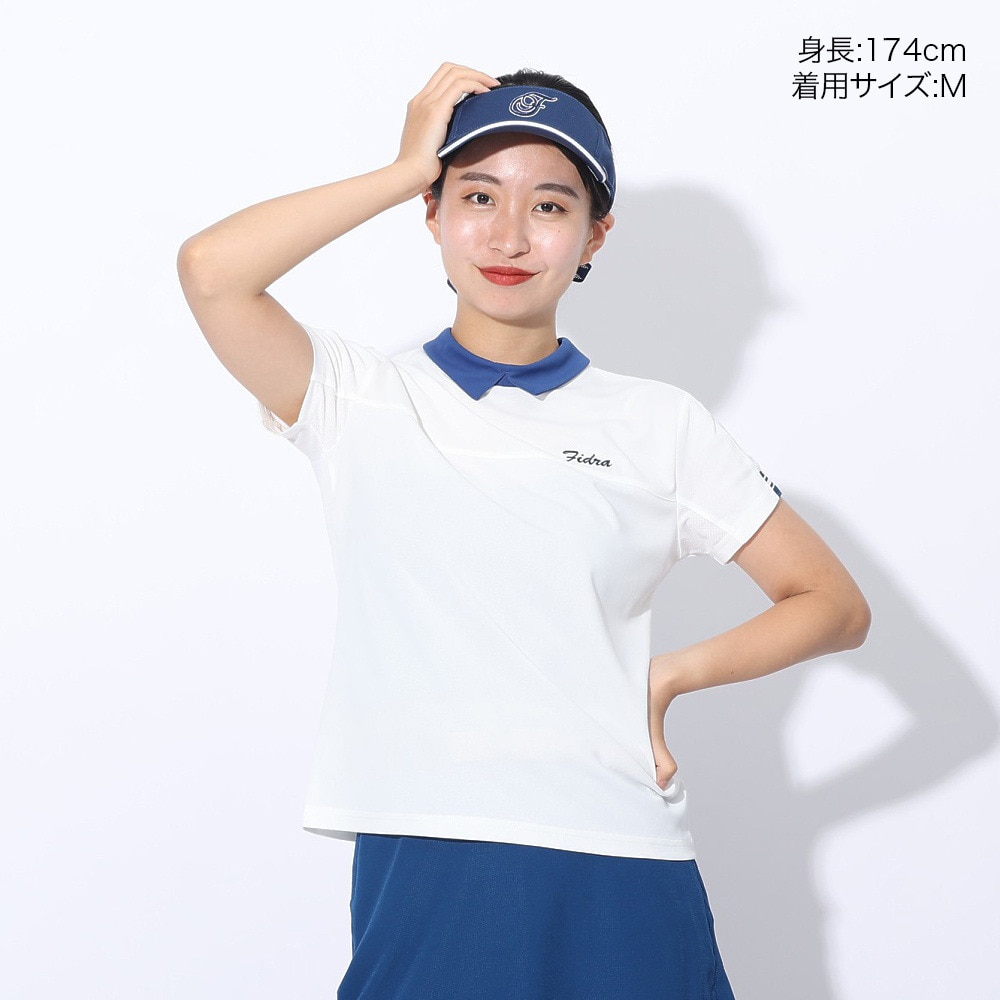 フィドラ（FIDRA）（レディース）ゴルフウェア 半袖 モックネック