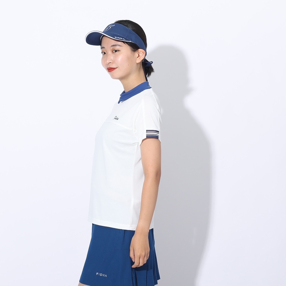 フィドラ（FIDRA）（レディース）ゴルフウェア 半袖 モックネック