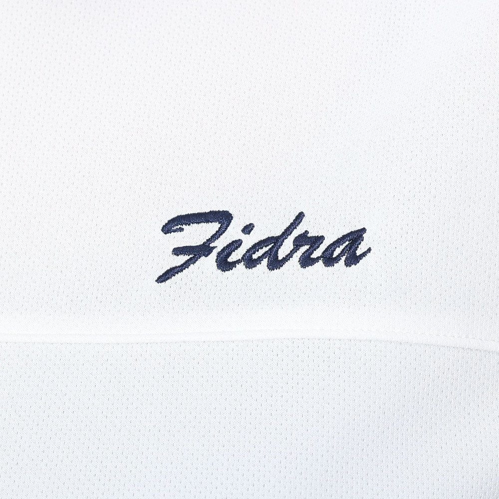 フィドラ（FIDRA）（レディース）ゴルフウェア 半袖 モックネックシャツ FD5RUG02 WHT