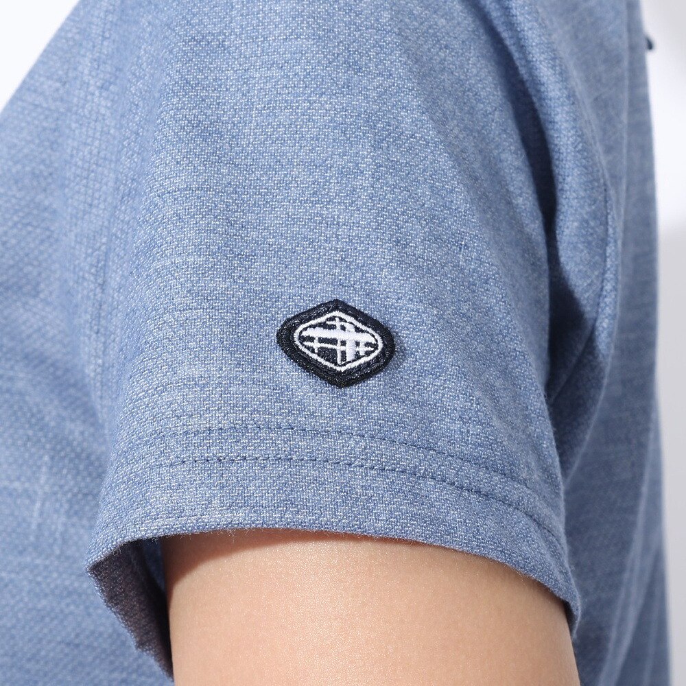 フィドラ（FIDRA）（レディース）ゴルフウェア 半袖 モックネックシャツ FD5RUG06 NVY