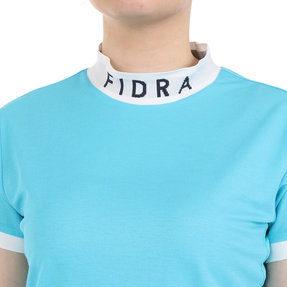フィドラ（FIDRA）（レディース）ゴルフウェア 半袖 モックネックシャツ FD5RUG09 TQG