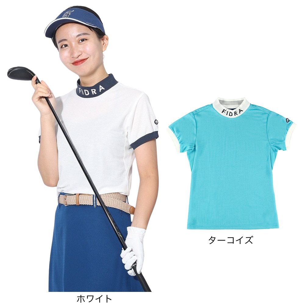 フィドラ(FIDRA)(レディース)ゴルフウェア 半袖 モック フィドラ(FIDRA)(レディース)ゴルフウェア 半袖 モック