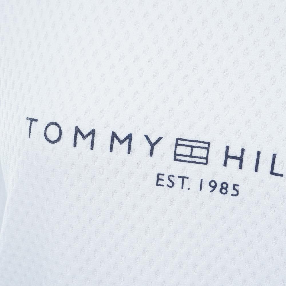 トミー ヒルフィガー ゴルフ（TOMMY HILFIGER GOLF）（レディース）ゴルフウェア リラックスフィット半袖モックネックシャツ THLA418-WHT