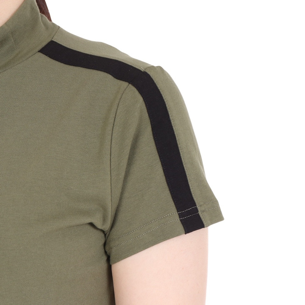 キャロウェイ（CALLAWAY）（レディース）ゴルフウェア ストレッチ天竺半袖モックネックシャツ C24134202-1180